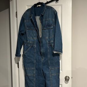 Denim Blue Jean Jumpsuit